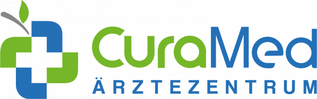 Logo und Link zur Website CuraMed Ärztezentrum AG